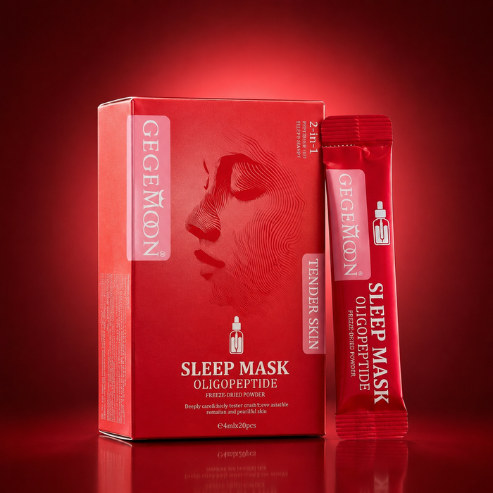 Oligopeptide 2-in-1 Overnight Sleeping Mask – 20 Pieces Anti-Aging, Firming & Deep Hydrating Skin Renewal Treatment