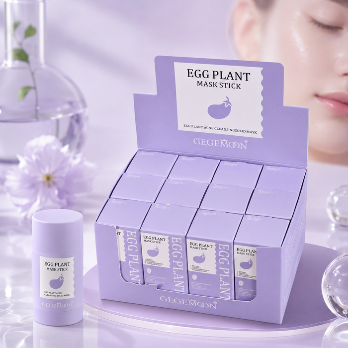 Eggplant Purifying Mask Stick 40g – Antioxidant, Anti-Inflammatory & Deep Cleansing Solid Face Mask