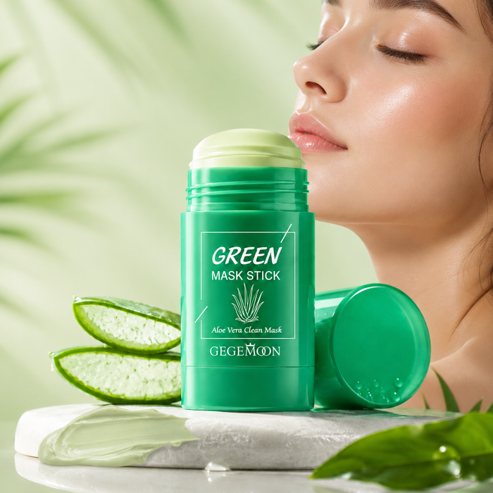 Aloe Vera Green Mask Stick – Soothing, Deep Pore Cleansing & Oil Control Solid Face Mask (Style 2)