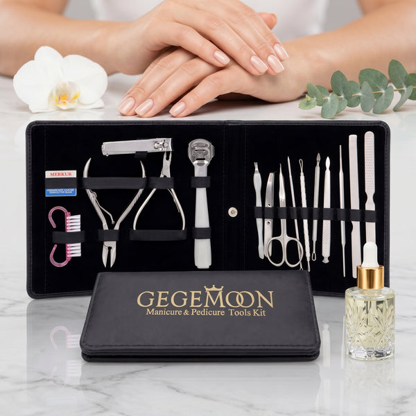 Professional Large Manicure Set – Complete Nail Care, Shaping & Grooming Beauty Tools Kit