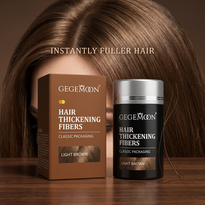 Light Brown Hair Fiber Powder 22g – Instant Thinning Hair Coverage, Volume Boosting & Natural Looking Finish