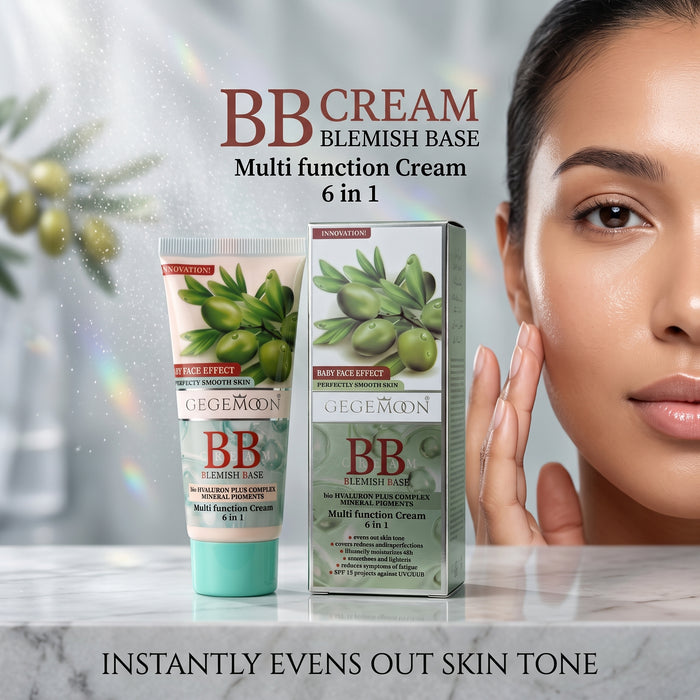 Green BB Cream 65ml – Color Correcting, Redness Neutralizing & Lightweight Skin Perfecting Tinted Moisturizer