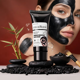 Bamboo Charcoal Detoxifying Black Face Mask 60g – Deep Pore Cleansing, Blackhead Removing & Oil Control