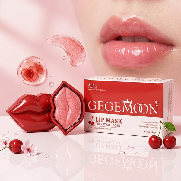 Cherry Collagen Lip Mask – Plumping, Moisturizing & Anti-Aging Lip Treatment for Soft & Fuller-Looking Lips