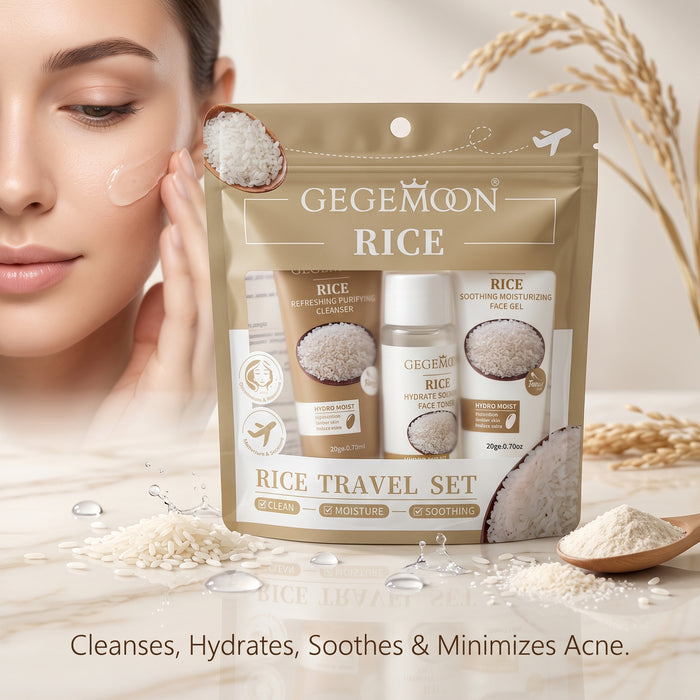 3-in-1 Travel Skincare Set – Compact Cleansing, Moisturizing & Treatment Mini Kit for On-the-Go Beauty (Style 3)