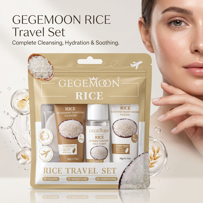 3-in-1 Travel Skincare Set – Compact Cleansing, Moisturizing & Treatment Mini Kit for On-the-Go Beauty (Style 3)