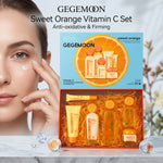 Vitamin C Brightening Skincare Set – Antioxidant Glow Boosting, Even Skin Tone & Radiance Enhancing Complete Routine Kit