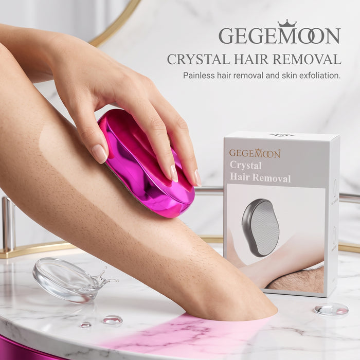 Crystal Hair Removal Tool – Painless Exfoliating, Smooth Skin & Reusable Hair Eraser Beauty Device