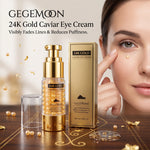 24K Gold & Caviar Luxury Eye Cream – Anti-Aging, Firming & Radiance Boosting Premium Under Eye Treatment