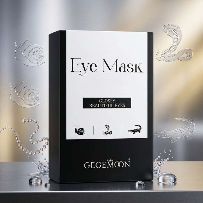Snail + Snake + Crocodile Eye Mask Set – Brightening, Hydrating & Anti-Aging Under Eye Patch Collection