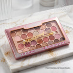 30-Color Eyeshadow Palette – Highly Pigmented Matte & Shimmer Shades for Everyday & Glam Eye Looks