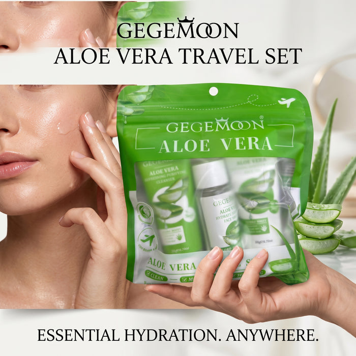 3-in-1 Travel Skincare Set – Compact Cleansing, Moisturizing & Treatment Mini Kit for On-the-Go Beauty (Style 1)