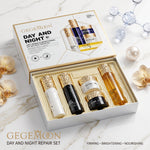 Day & Night Complete Skincare Set – AM Brightening & PM Repair Dual Routine Kit for 24-Hour Skin Care