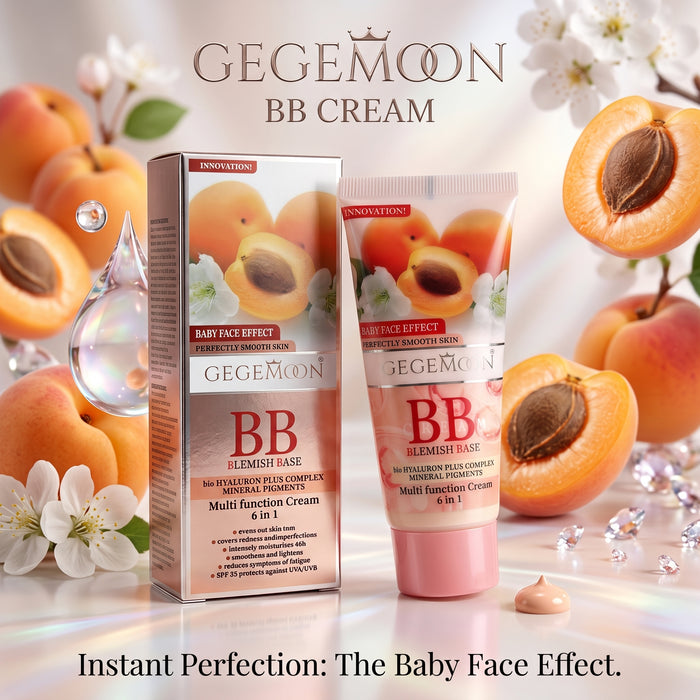 Peach BB Cream 65ml – Color Correcting, Dark Circle Concealing & Lightweight Skin Perfecting Tinted Moisturizer