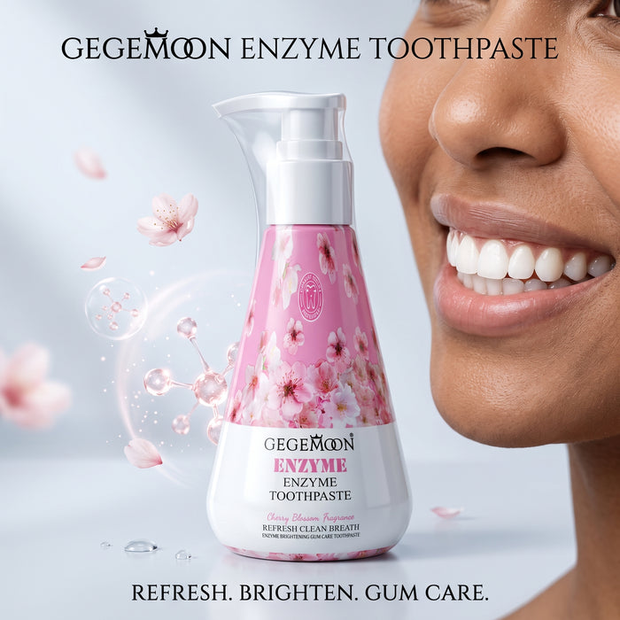 Enzyme Whitening Toothpaste 220g – Natural Stain Removing, Enamel Strengthening & Fresh Breath Daily Dental Care