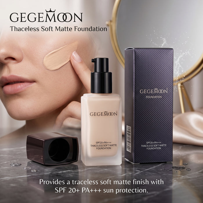 Traceless Liquid Foundation 30ml – Full Coverage, Natural Finish & Long-Lasting Skin Perfecting Makeup (Shade 1)