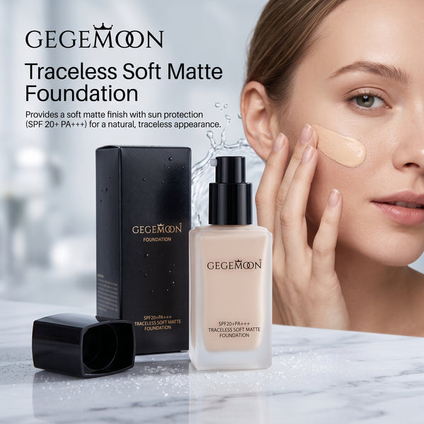 Traceless Liquid Foundation 30ml – Full Coverage, Natural Finish & Long-Lasting Skin Perfecting Makeup (Shade 3)