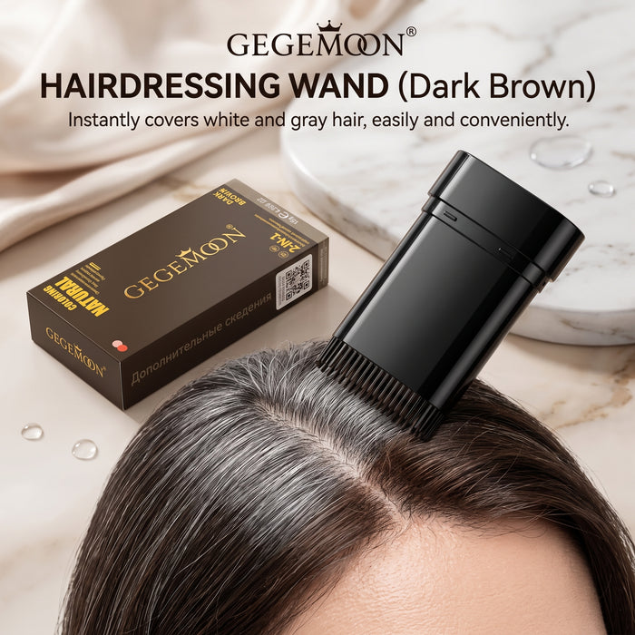 Hair Colour Pigment Stick with Brush – Instant Root Touch-Up, Grey Coverage & Hairline Filling Pen