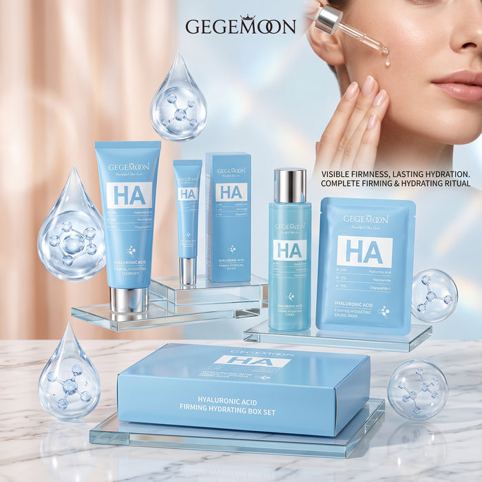 Hyaluronic Acid 9-in-1 Complete Skincare Set – Deep Hydration, Plumping, Anti-Aging & Skin Barrier Repair Kit