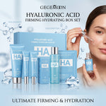 Hyaluronic Acid 9-in-1 Complete Skincare Set – Deep Hydration, Plumping, Anti-Aging & Skin Barrier Repair Kit