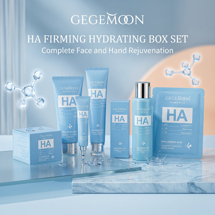 Hyaluronic Acid 9-in-1 Complete Skincare Set – Deep Hydration, Plumping, Anti-Aging & Skin Barrier Repair Kit