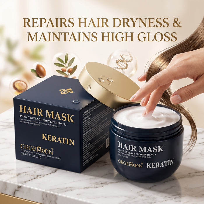 Keratin Smoothing Hair Mask 350ml – Frizz Control, Deep Repair & Silky Smooth Intensive Hair Treatment