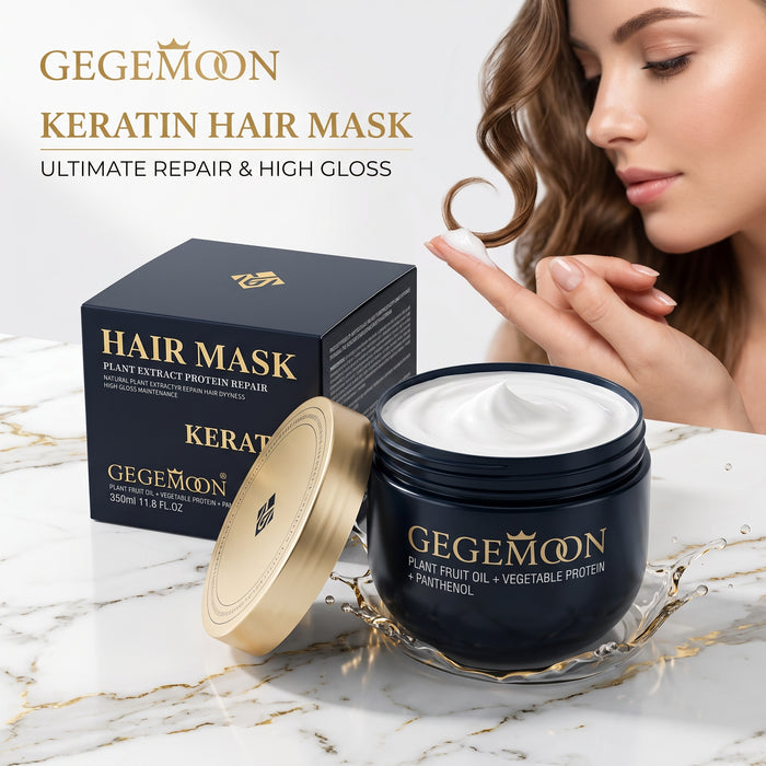 Keratin Smoothing Hair Mask 350ml – Frizz Control, Deep Repair & Silky Smooth Intensive Hair Treatment