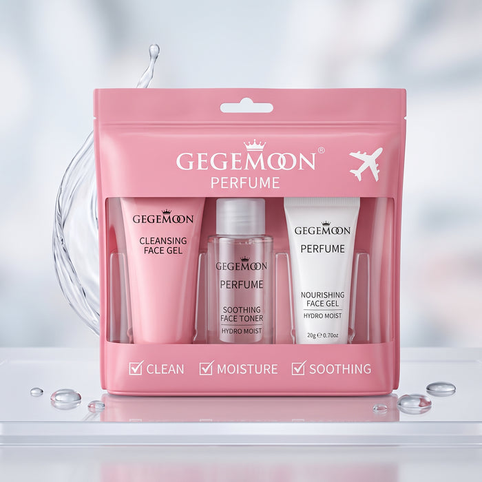 3-in-1 Travel Skincare Set – Compact Cleansing, Moisturizing & Treatment Mini Kit for On-the-Go Beauty (Style 6)
