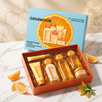 Vitamin C Brightening Skincare Set – Antioxidant Glow Boosting, Even Skin Tone & Radiance Enhancing Complete Routine Kit