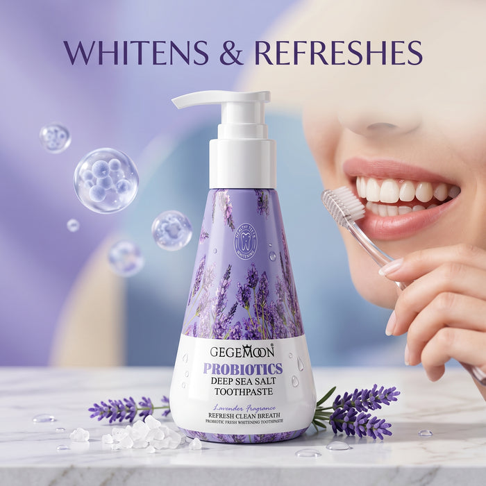 Probiotics Toothpaste 220g – Microbiome Balancing, Whitening & Fresh Breath Daily Dental Care Formula