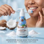 Baking Soda Whitening Toothpaste – Deep Stain Removing, Enamel Safe & Fresh Breath Daily Dental Care