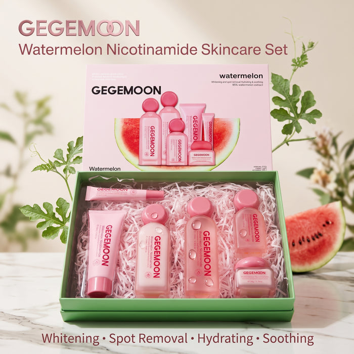 Watermelon Hydrating Skincare Set – Deep Moisturizing, Brightening & Skin Refreshing Complete Routine Kit