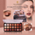 21-Color Eyeshadow Palette B – Rich Pigmented Matte & Shimmer Shades for Versatile Day & Night Eye Looks