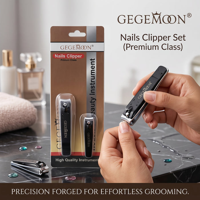 2-in-1 Fancy Nail Cutter Set – Precision Nail Trimming, Shaping & Professional Grooming Beauty Tools Kit