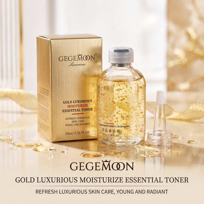 Gold Luxurious Moisturizing Face Cream – 24K Gold Anti-Aging, Deep Nourishing & Skin Radiance Boosting Daily Moisturizer