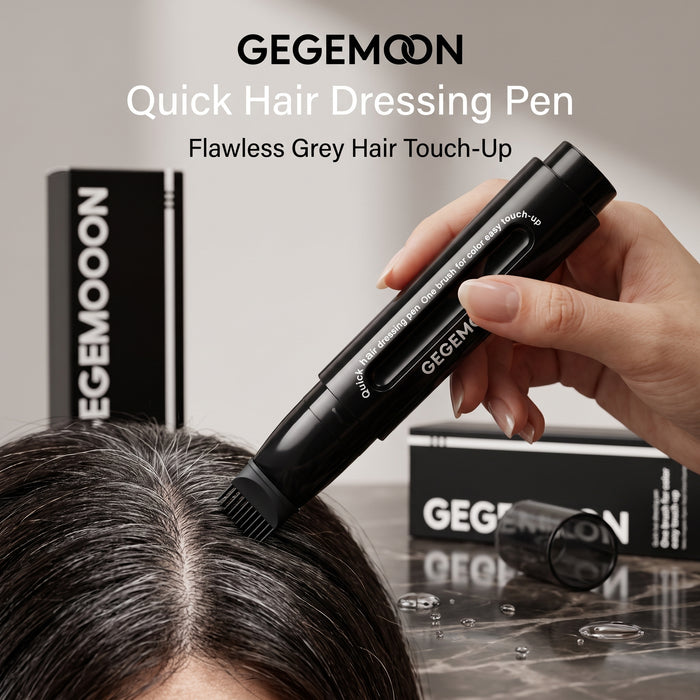 Hair Colour Dressing Pen – Instant Root Touch-Up, Grey Coverage & Hairline Filling Styling Pen (Shade 1)