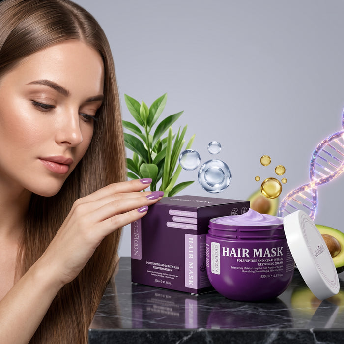 Protein Repair Hair Mask 350ml – Deep Strengthening, Damage Repair & Shine Restoring Intensive Hair Treatment
