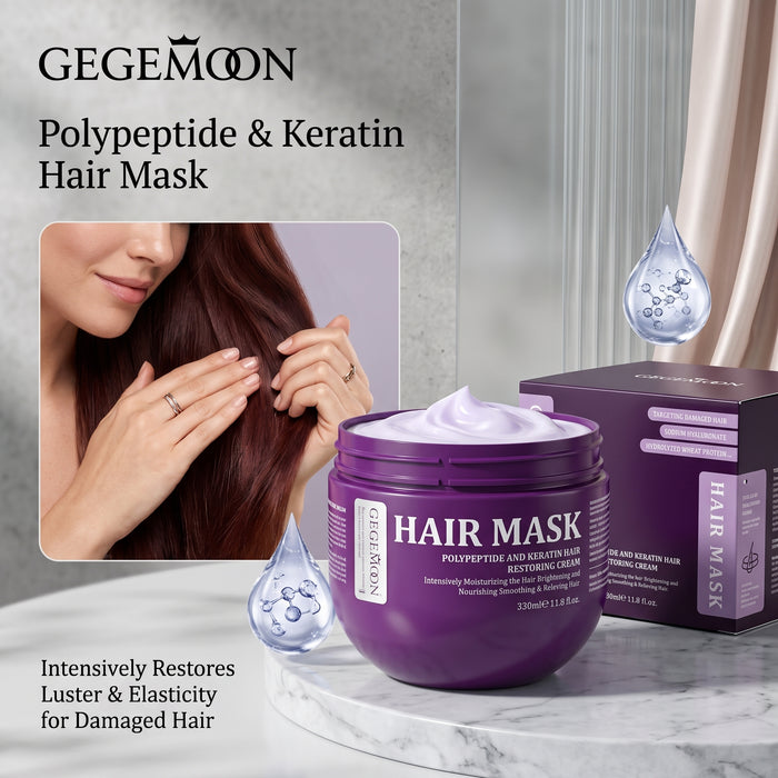 Protein Repair Hair Mask 350ml – Deep Strengthening, Damage Repair & Shine Restoring Intensive Hair Treatment