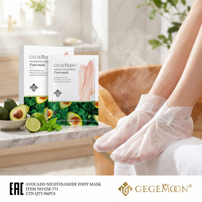 Avocado 3-in-1 Foot Mask – Deep Moisturizing, Exfoliating & Softening Treatment for Dry & Cracked Feet