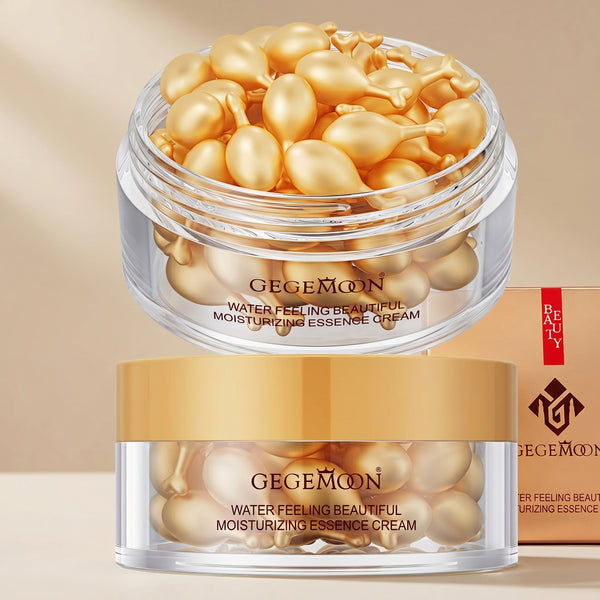 Water Feeling Essence Cream Capsules – Ultra-Light Hydrating, Refreshing & Skin Plumping Daily Moisturizer