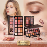 21-Color Eyeshadow Palette A – Rich Pigmented Matte & Shimmer Shades for Versatile Day & Night Eye Looks