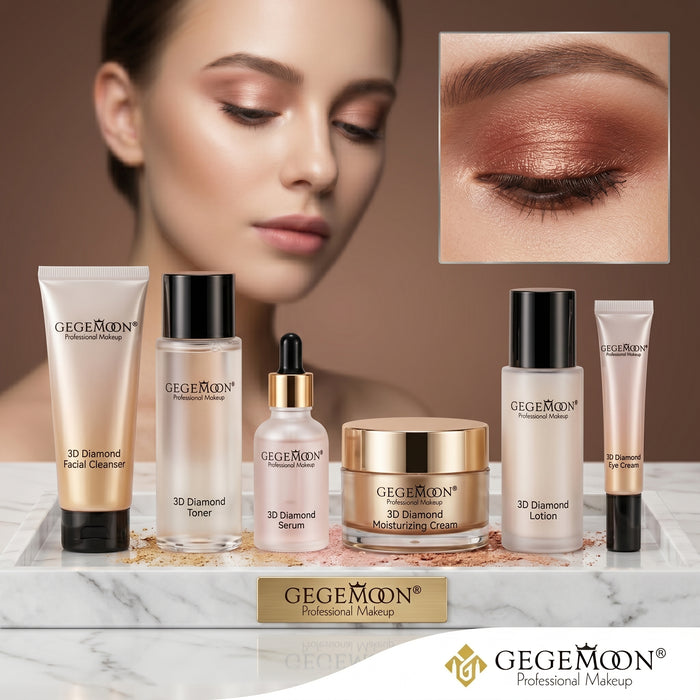 Diamond 15-Color Eyeshadow Palette – High Glitter & Metallic Shades for Sparkling & Glamorous Eye Looks