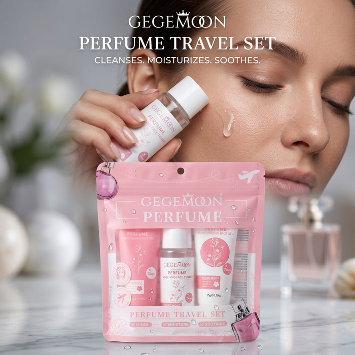3-in-1 Travel Skincare Set – Compact Cleansing, Moisturizing & Treatment Mini Kit for On-the-Go Beauty (Style 6)