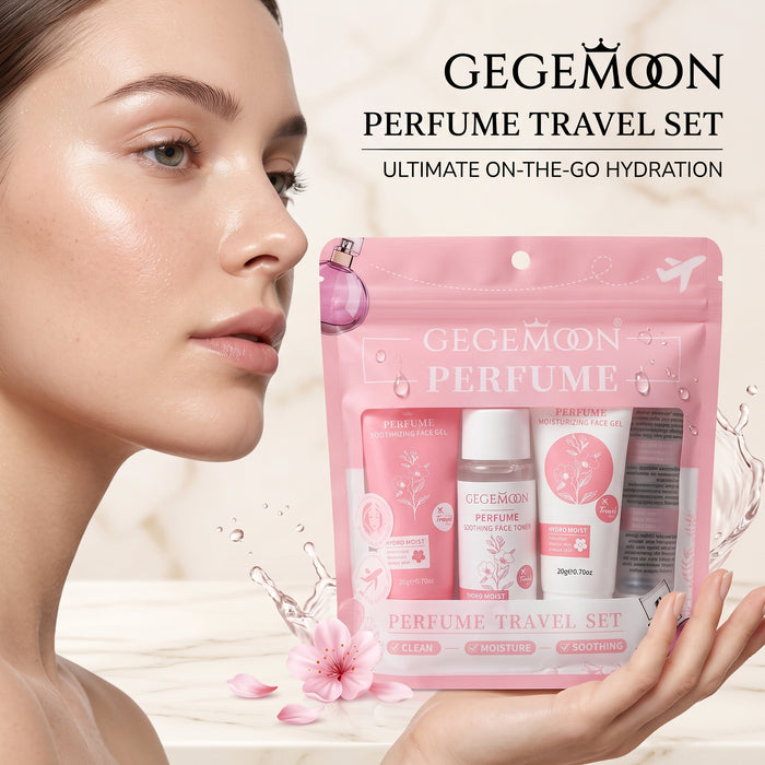 3-in-1 Travel Skincare Set – Compact Cleansing, Moisturizing & Treatment Mini Kit for On-the-Go Beauty (Style 6)