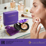 2-in-1 Fancy Air Cushion Foundation & Concealer – Lightweight Full Coverage, Natural Glow & Long-Lasting Makeup (Shade 1)