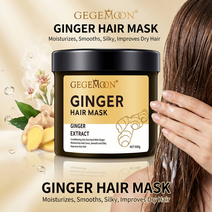 Ginger Strengthening Hair Mask 500g – Anti-Breakage, Scalp Stimulating & Deep Nourishing Treatment