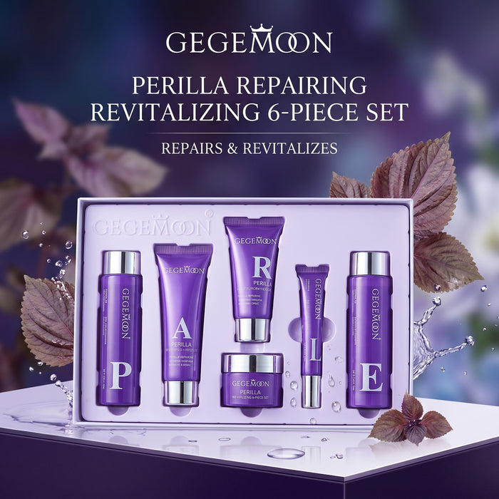 Perilla Repairing 6-in-1 Skincare Set – Anti-Inflammatory, Soothing & Skin Barrier Restoring Routine Kit