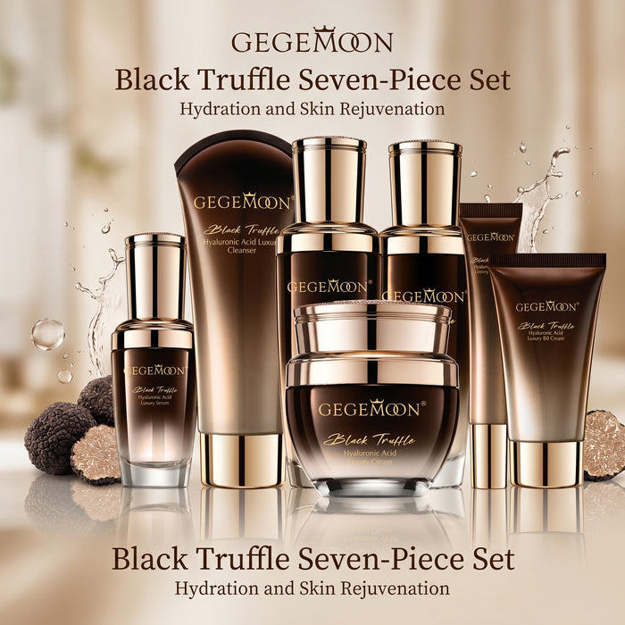 Black Truffle Luxury 7-in-1 Skincare Set – Premium Anti-Aging, Brightening & Deep Nourishing Routine Kit