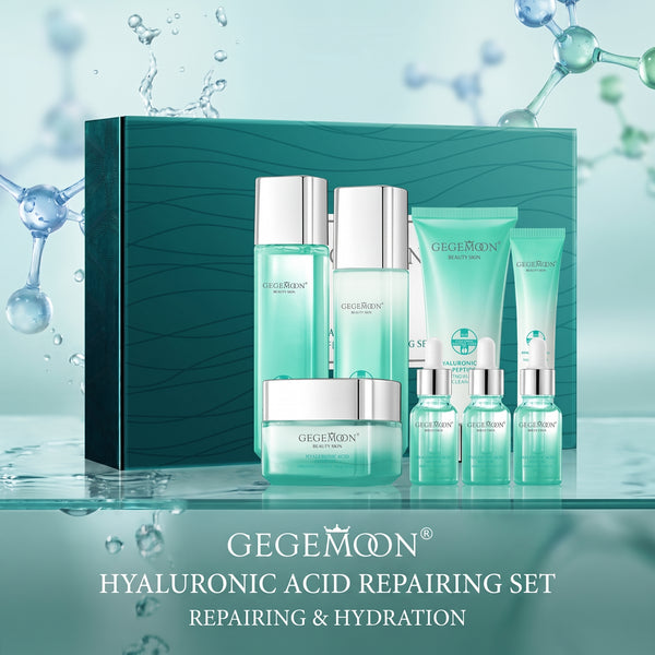 Hyaluronic Acid Complete Skincare Set – Deep Hydration, Plumping & Skin Barrier Repair Routine Kit