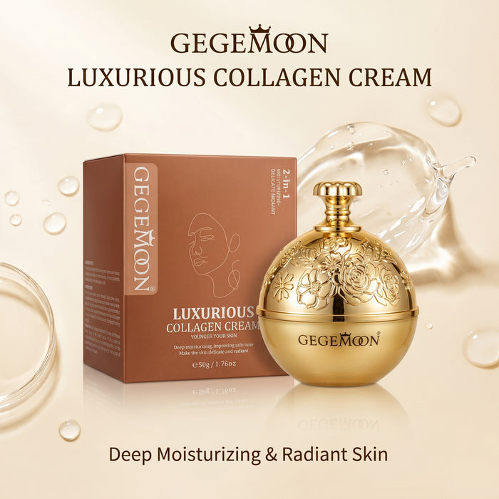 Luxurious Collagen Face Cream – Intensive Firming, Anti-Aging & Deep Hydrating Skin Plumping Moisturizer